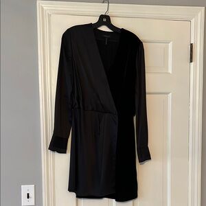 Rag& bone Black Long Sleeve Dress